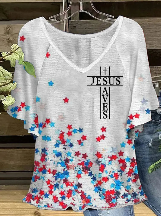 Women's Jesus Saves Hang Shot Short Sleeve T-Shirt