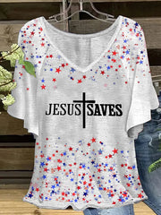 Women's Jesus Saves Hang Shot Short Sleeve T-Shirt