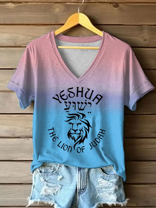 Women's Yeshua Printed Casual T-Shirt