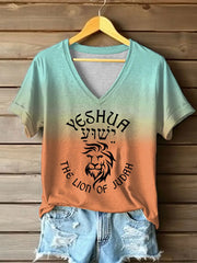 Women's Yeshua Printed Casual T-Shirt