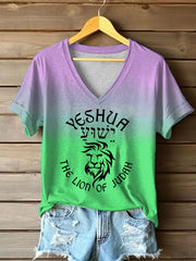 Women's Yeshua Printed Casual T-Shirt