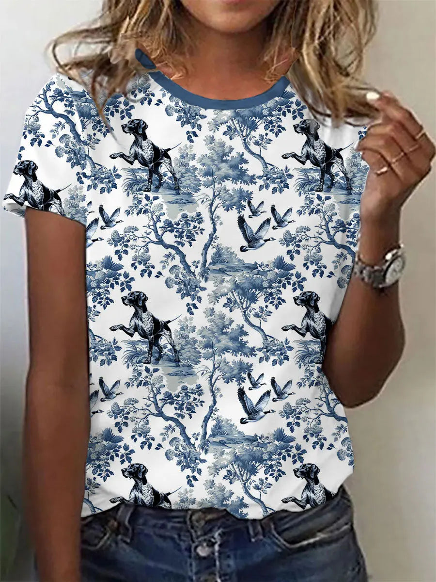 Women's German Shorthair Indicator Dog T-shirts