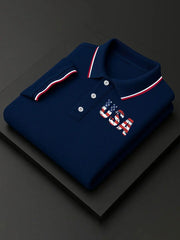 Men's Retro Independence Day Short Sleeve Shirt