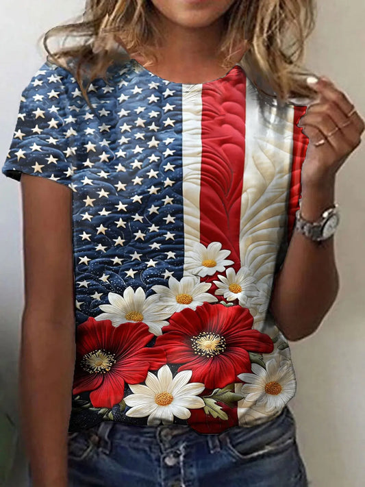 Women's USA Independence Day T-shirt