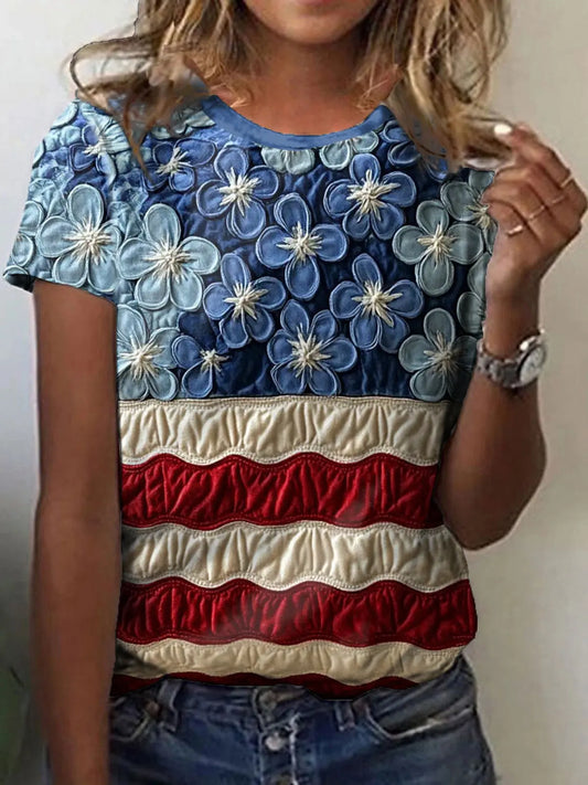 Women's USA Independence Day T-shirt
