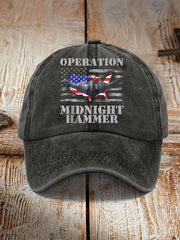 Unisex Operation Midnight Hammer B-2 Spirit Print Hat