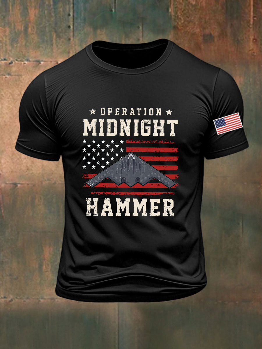 Men's Midnight Hammer B-2 Spirit Printed T-shirt
