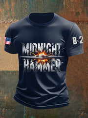 Men's Midnight Hammer B-2 Spirit Short-sleeved T-shirt