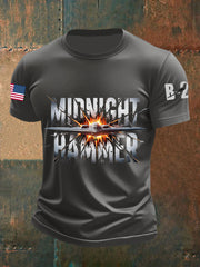 Men's Midnight Hammer B-2 Spirit Short-sleeved T-shirt