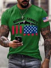 Men's Operation Midnight Hammer B-2 Spirit Short-sleeved T-shirt