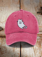 Cat washed neutral hats