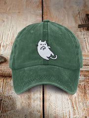 Cat washed neutral hats
