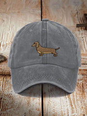 Dachshund washed neutral hats