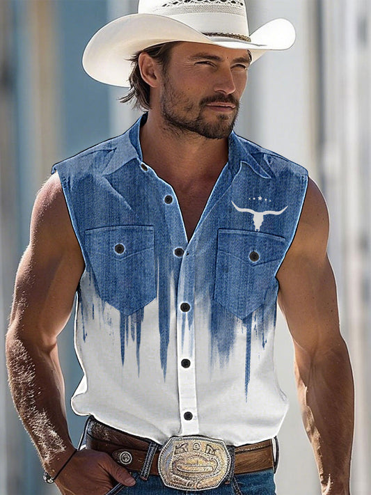 Men's western style vest