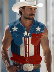 Men's western style vest