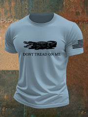 Men's Retro Alligator Alcatraz Funny Florida Everglades Dark Humor Short Sleeve Tee