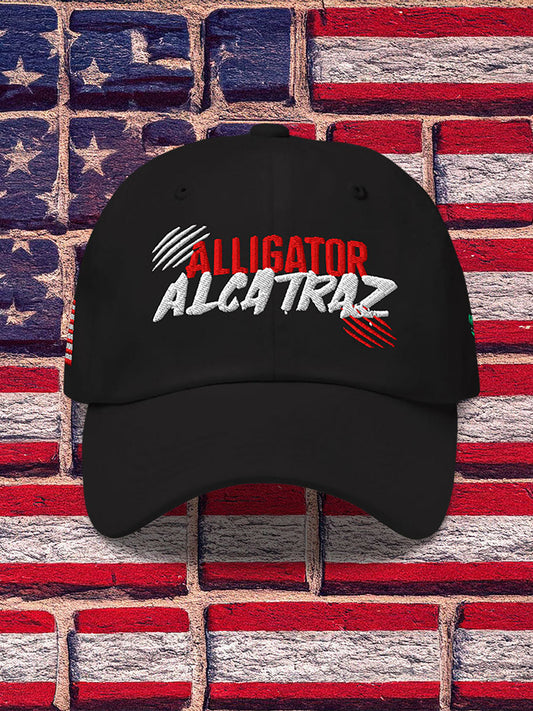 Unisex  Alligator Alcatraz Funny Florida Everglades Dark Humor Print Hat