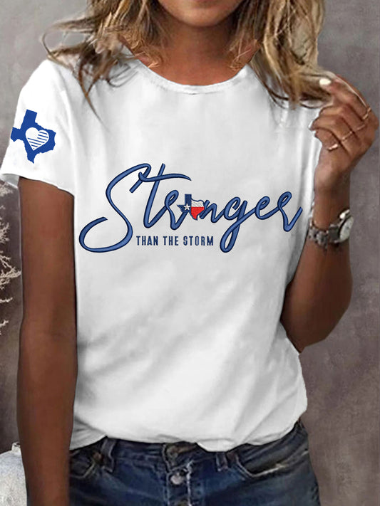 Women's Stronger Than The Storm Short Sleeve T-Shirt