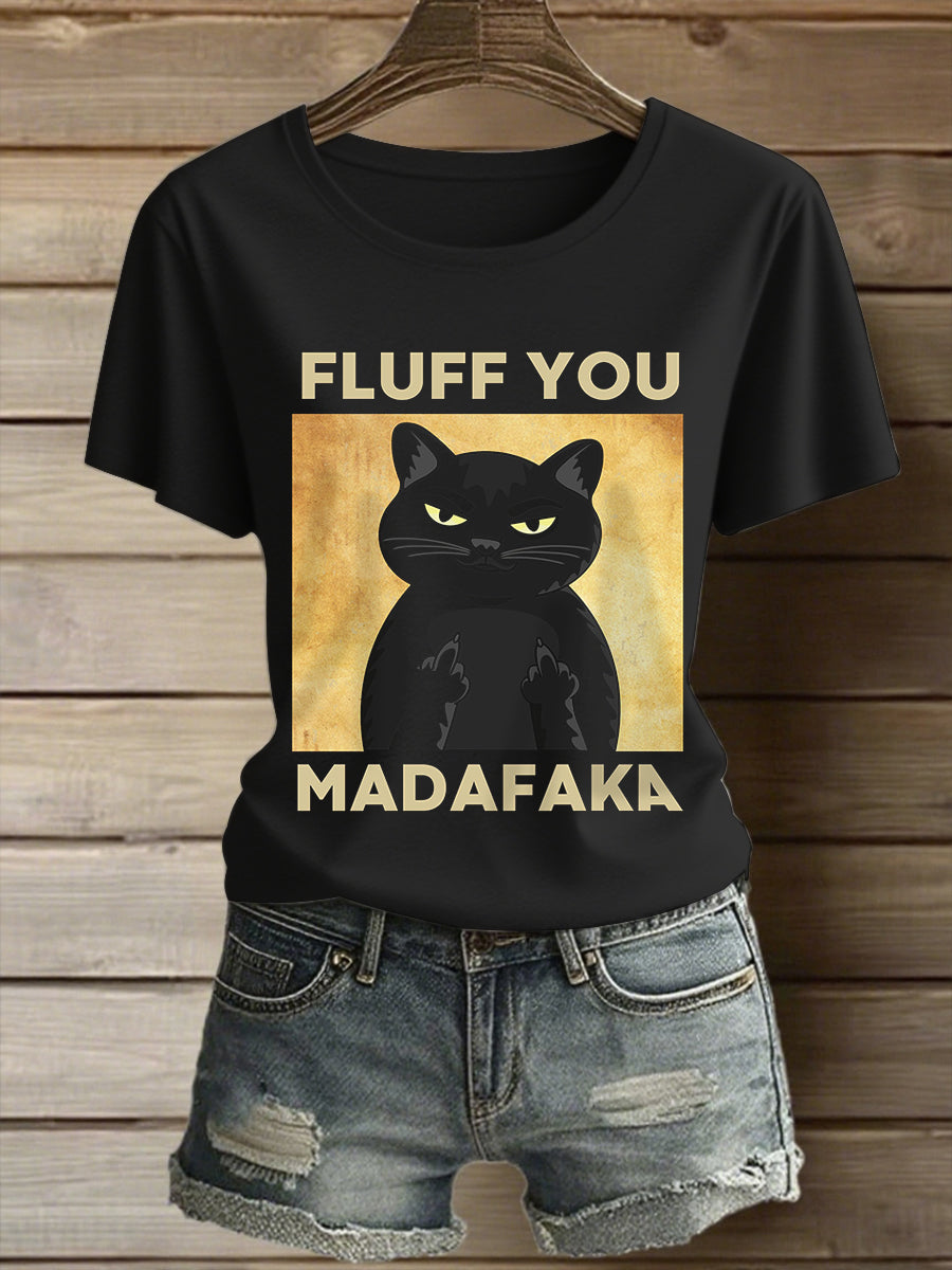 Women's Funny Cat T-shirt