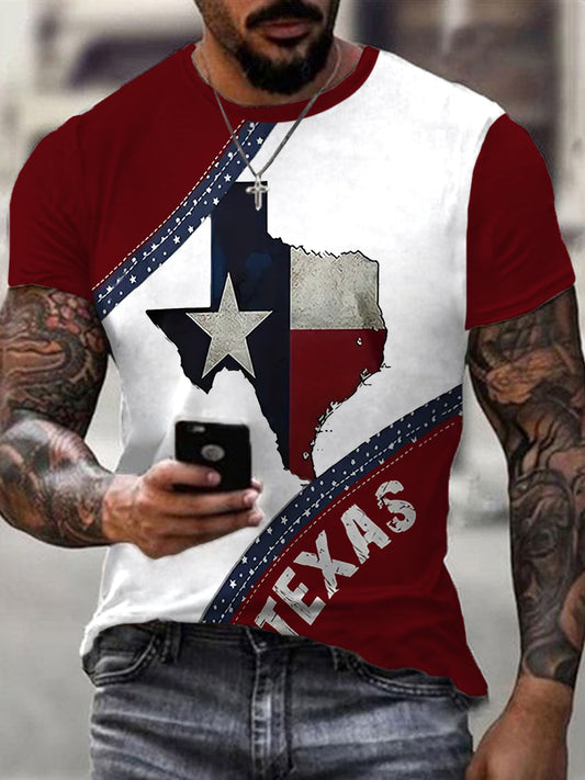 Men's Texas Strong Print Tee