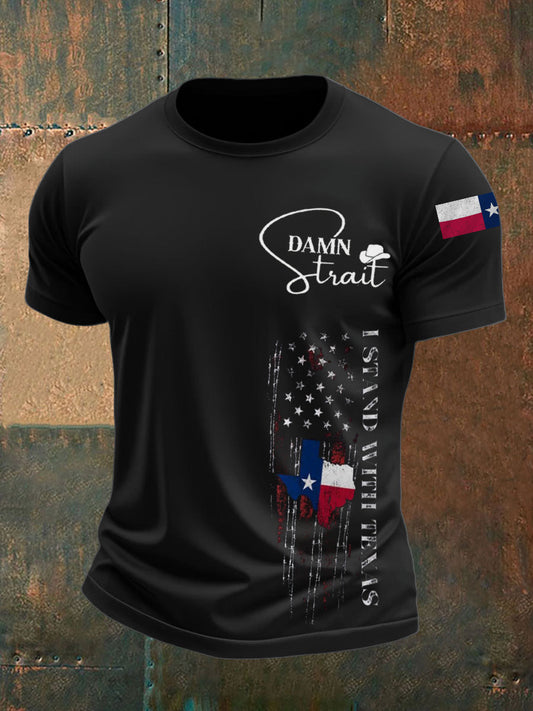 Men's Country Music Support Texas short sleeves t-shirt