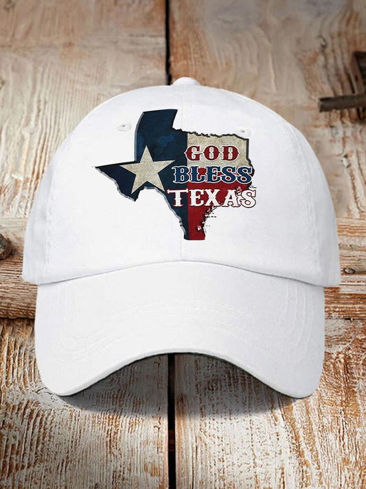 Unisex Pray for Kill County-Texas Strong God Bless Texas Print Hat