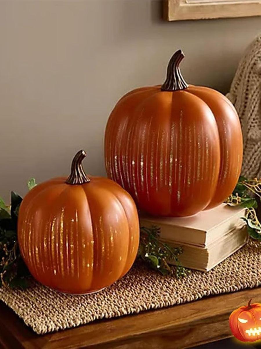 Twinkle Light Pumpkins