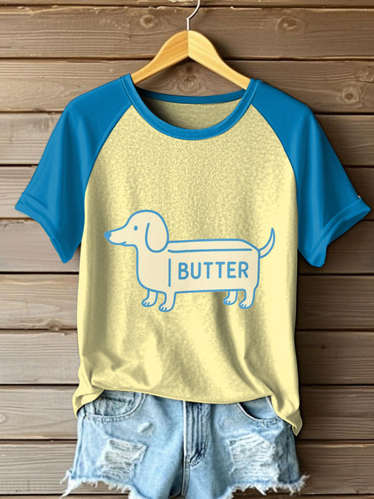Women's Butter Dachshund T-shirts