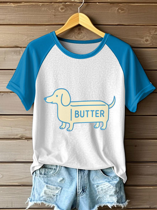Women's Butter Dachshund T-shirts