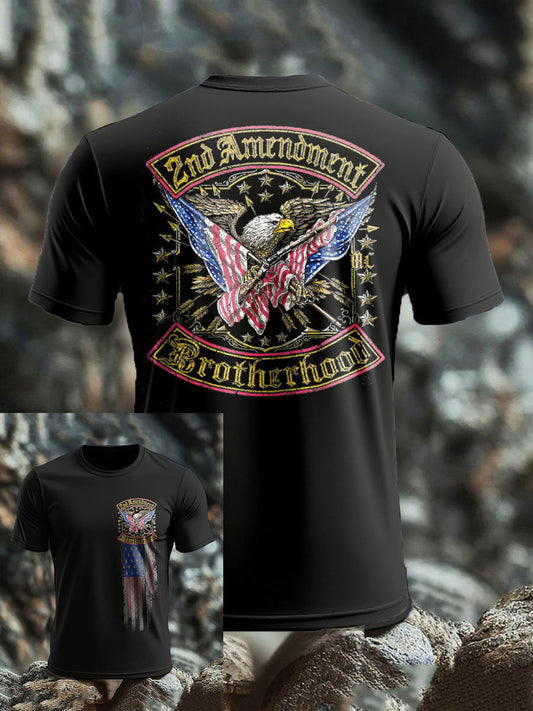 Men's Veteran Defend 2nd Amendment Printed T-shirt