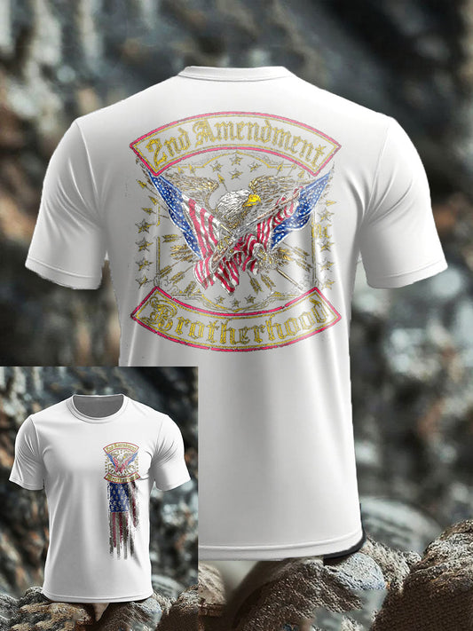 Men's Veteran Defend 2nd Amendment Printed T-shirt