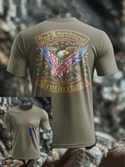 Men's Veteran Defend 2nd Amendment Printed T-shirt