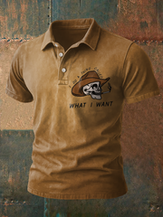 Men's Western Style Printed Casual Tops
