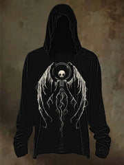 Men's Halloween Printed Long Sleeve Hoodie