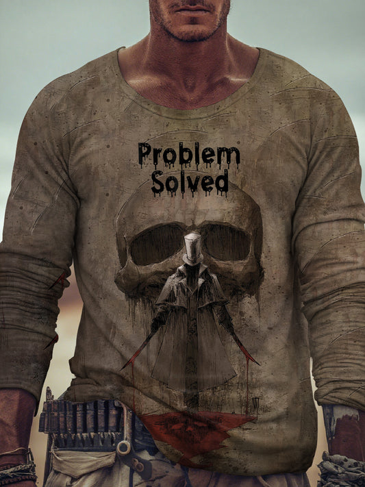 Men's Halloween Long Sleeve T-Shirt
