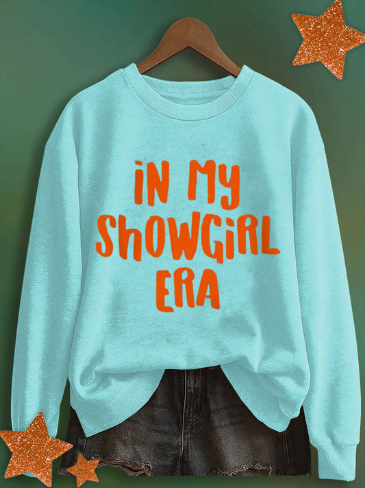 Women's In My Showgirl Era Print Sweatshirt