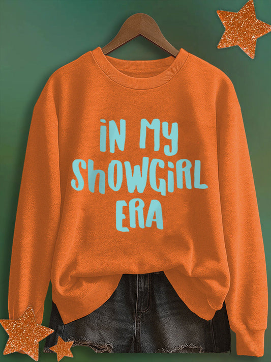 Women's In My Showgirl Era Print Sweatshirt