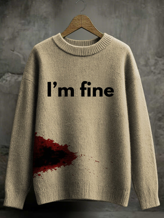 Women's Halloween Bloodstained Sweater