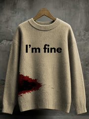 Women's Halloween Bloodstained Sweater