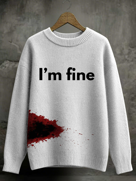 Women's Halloween Bloodstained Sweater