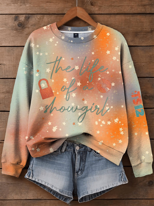 Women's The Life of A Show Girl Fan Sweatshirt