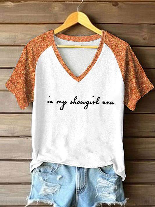 Women's In My Showgirl Era Printed T-Shirt