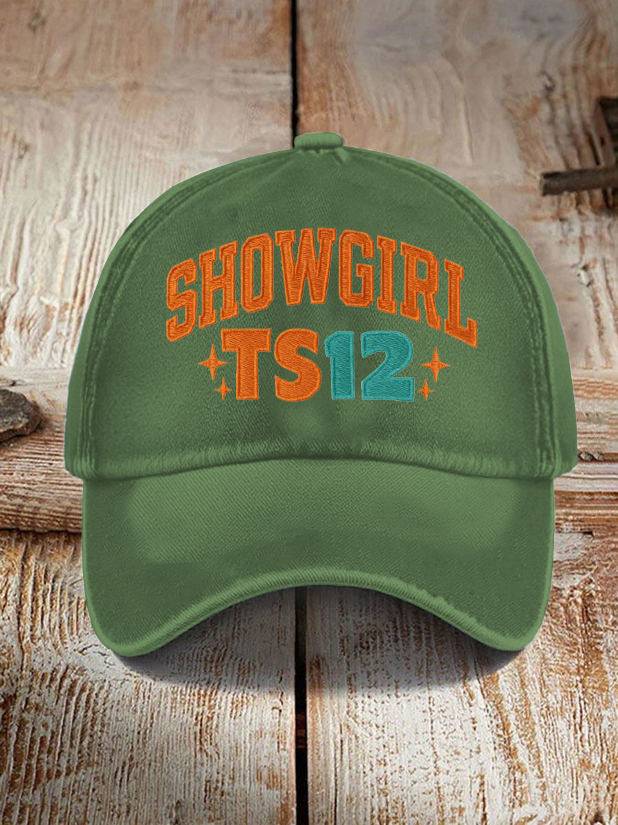 Unisex The Life of A Show Girl Fan Pink Print Hat