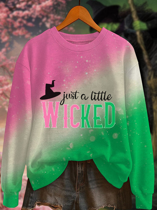Women's "Just a little wicked" printed T-shirt