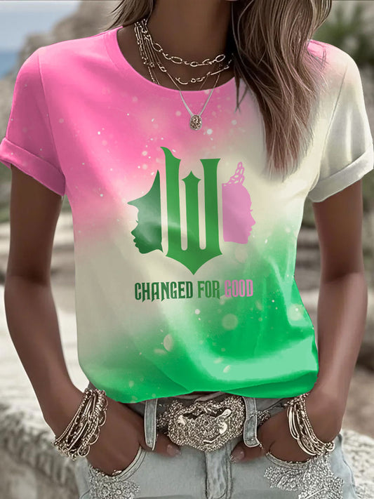 Women's "Changed For Good" printed T-shirt