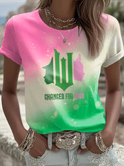 Women's "Changed For Good" printed T-shirt
