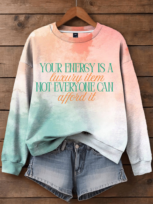 Women's Showgirl Print Music Fan Sweatshirt