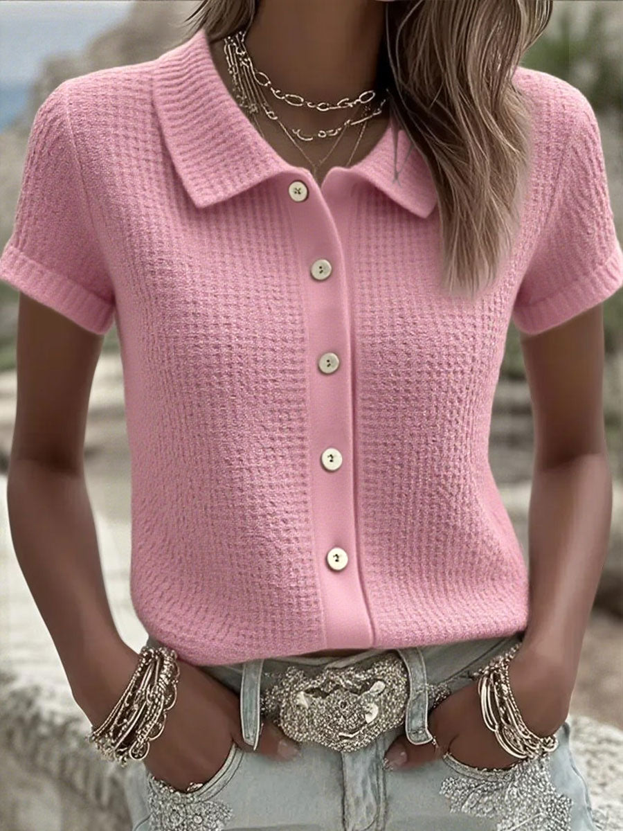 Women's Breast Cancer Pink Waffle Shirts