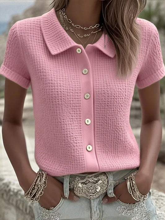 Women's Breast Cancer Pink Waffle Shirts