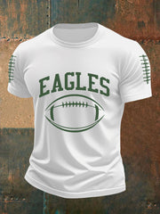 Men's Football Fans Lovers Gameday Casual Tee